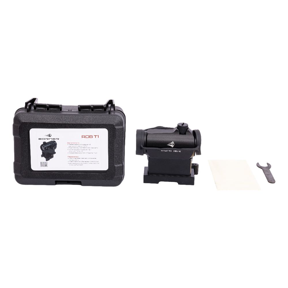 Прицел Borner коллиматорный закрытого типа крепление weaver быстросъемный,