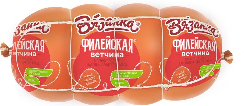 Ветчина Вязанка Филейская вареная 450г