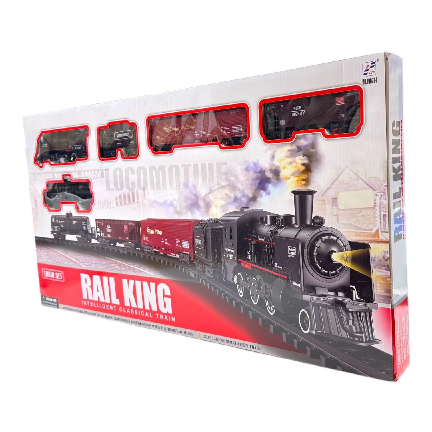 Детская железная дорога с дымом RAIL KING