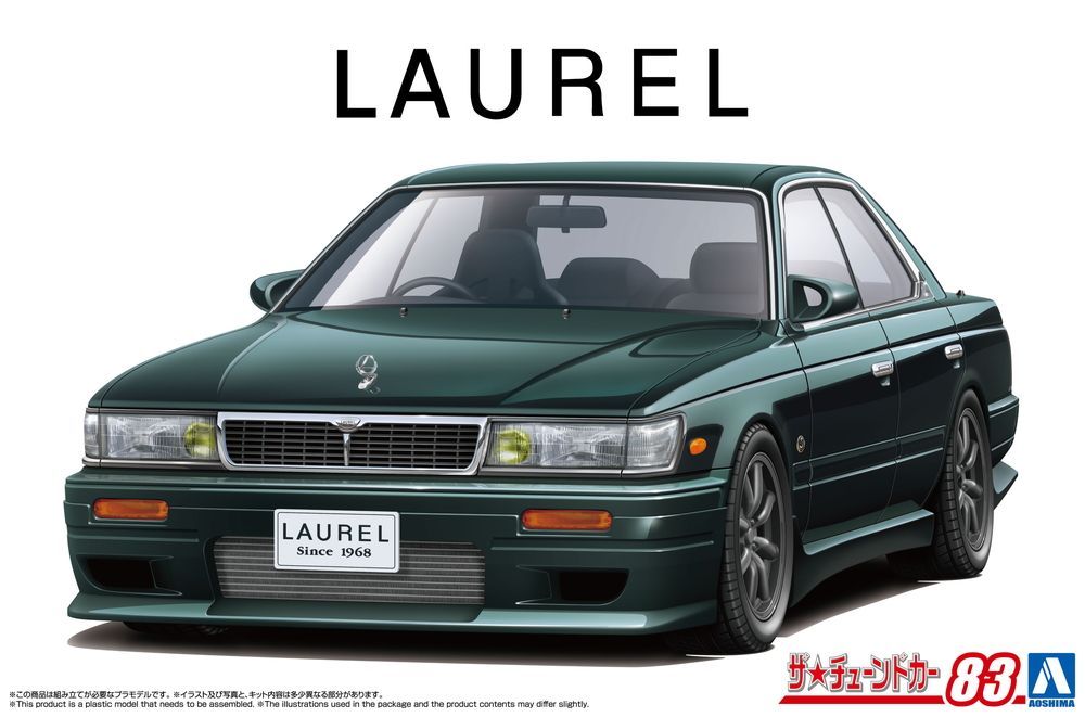 Сборная модель Aoshima 1/24 C33 LAUREL '91 AERO CUSTOM (NISSAN)