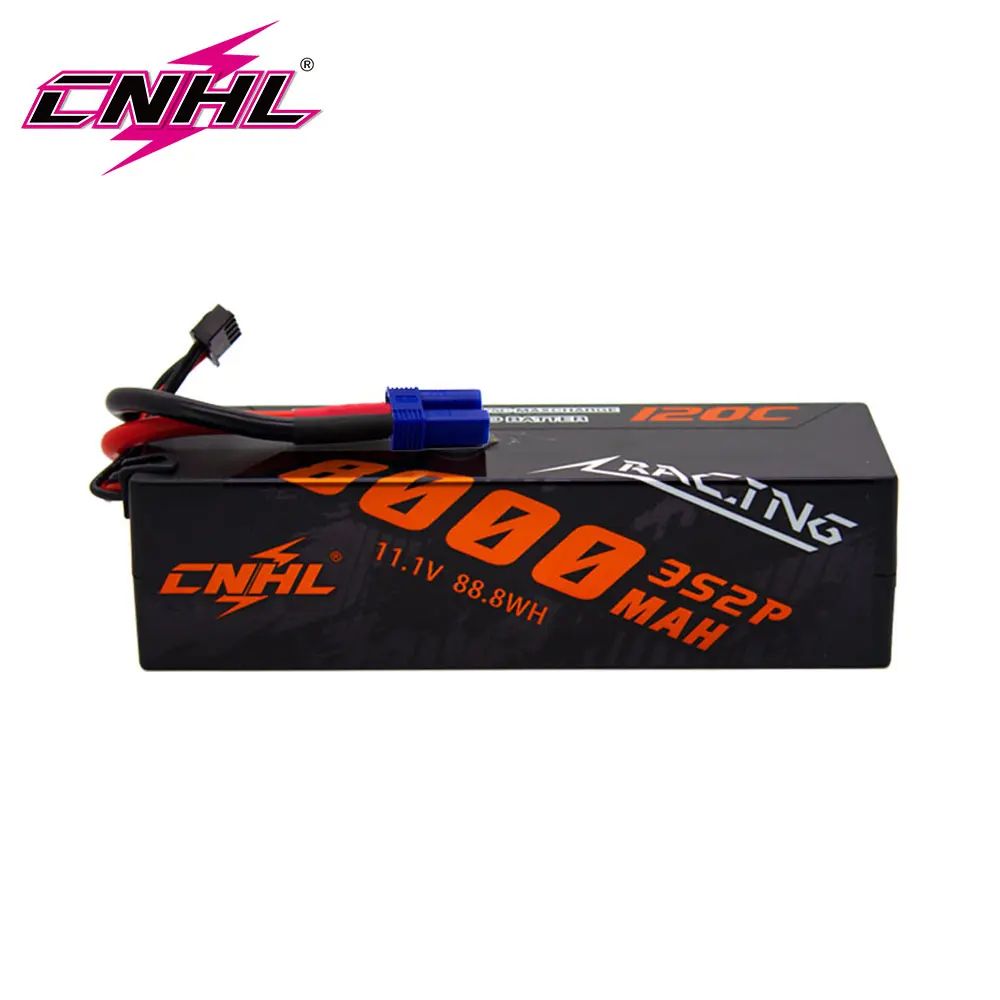 CNHL 3S 11,1 В 8000 мАч Lipo аккумулятор 120C Жесткий футляр с вилкой EC5