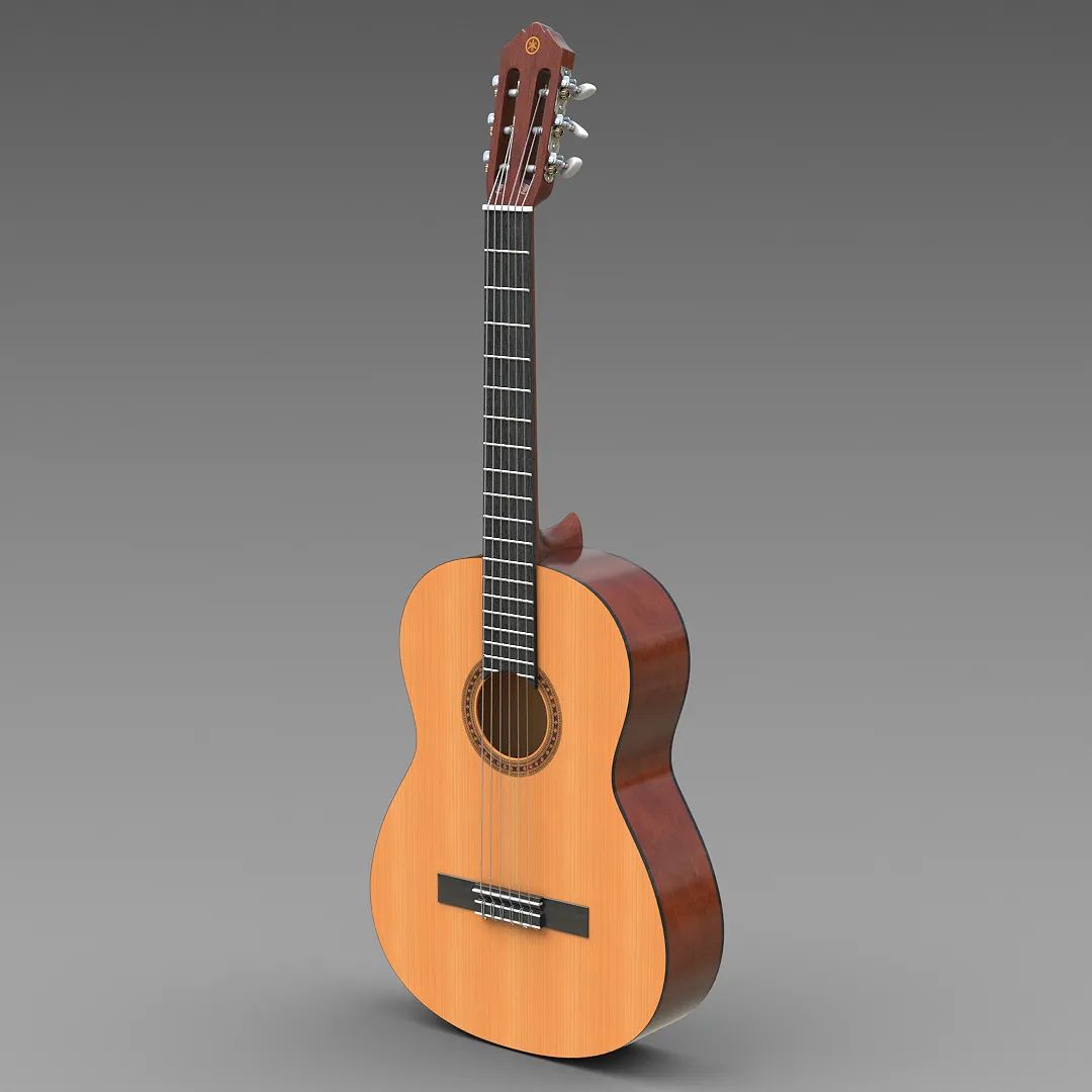 YamahaАкустическаягитараC406-струнная,корпусЕль4/4