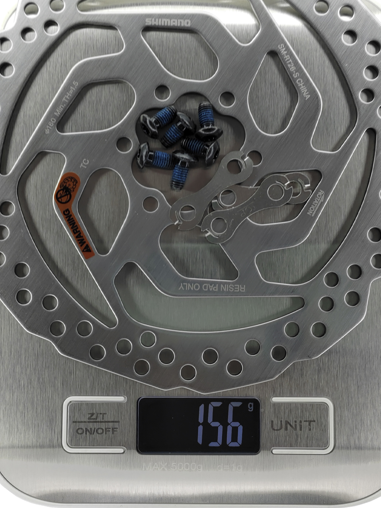 Shimano Тормозной диск для велосипеда SM-RT26-S ротор160 мм, с болтами и гроверами — Товары для велоспорта — фото 6