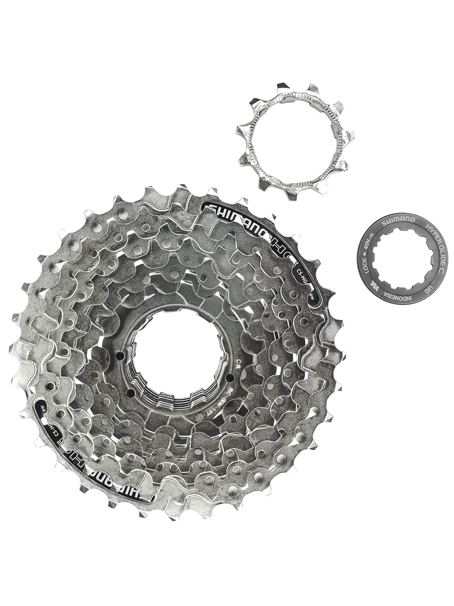 Shimano Кассета звезда задняя HG41, 8 скоростей, звезды 11-32, никелированная — Товары для велоспорта — фото 3