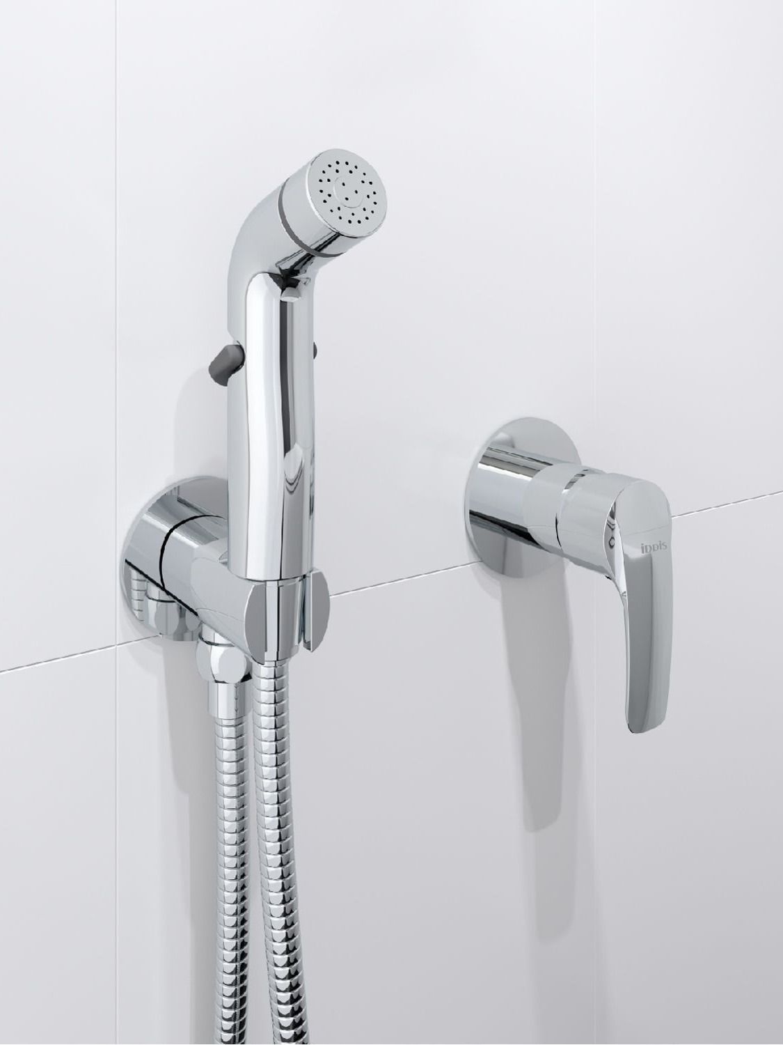 Фото товара на маркетплейсе ozon Гигиенический душ со смесителем, IDDIS, глянцевый хром, Ray, RAYSBR2i08