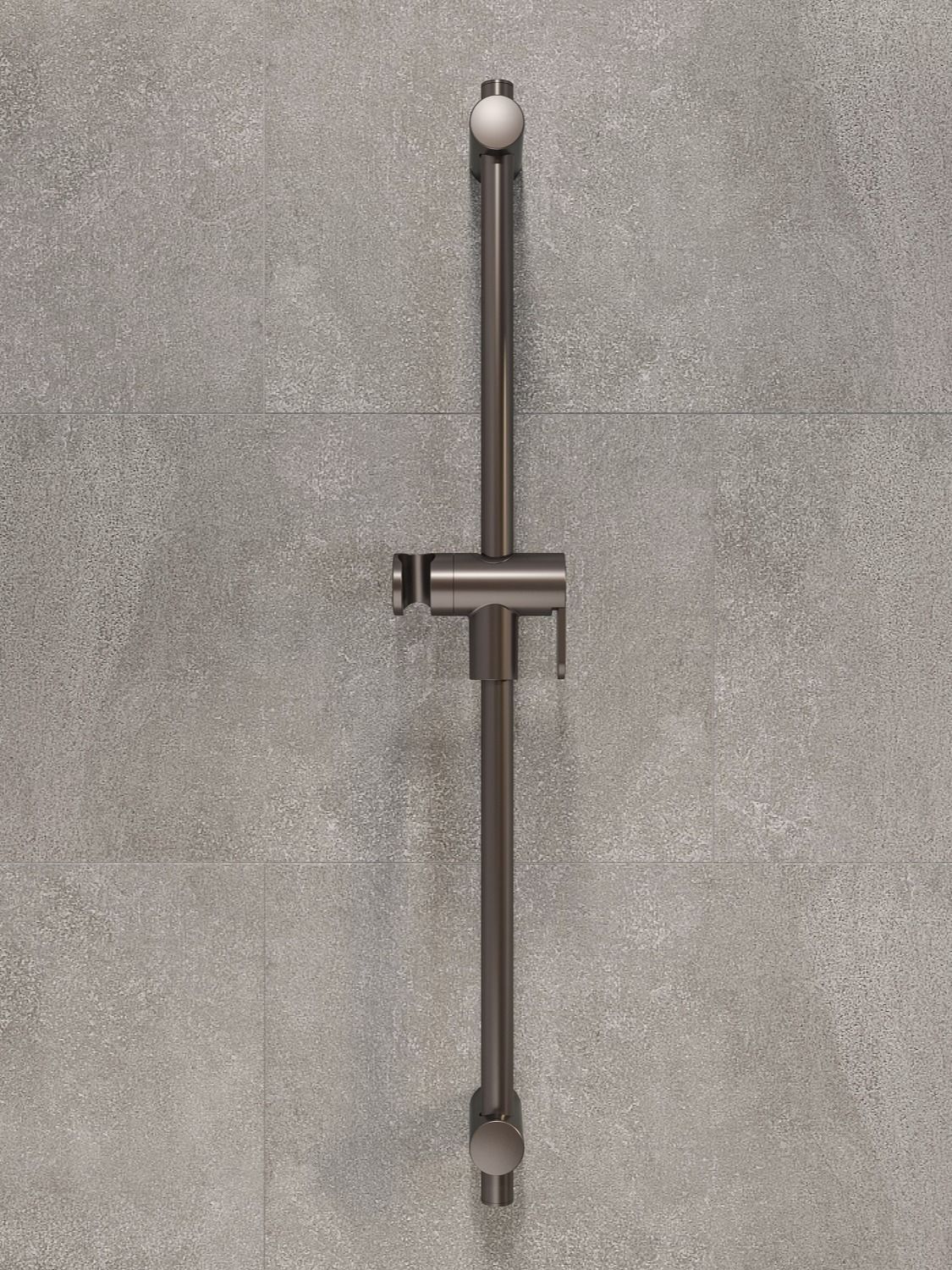 Фото товара на маркетплейсе ozon Стойка для душа, нержавеющая сталь, матовый графит, IDDIS, Ray, RAY70G0i17