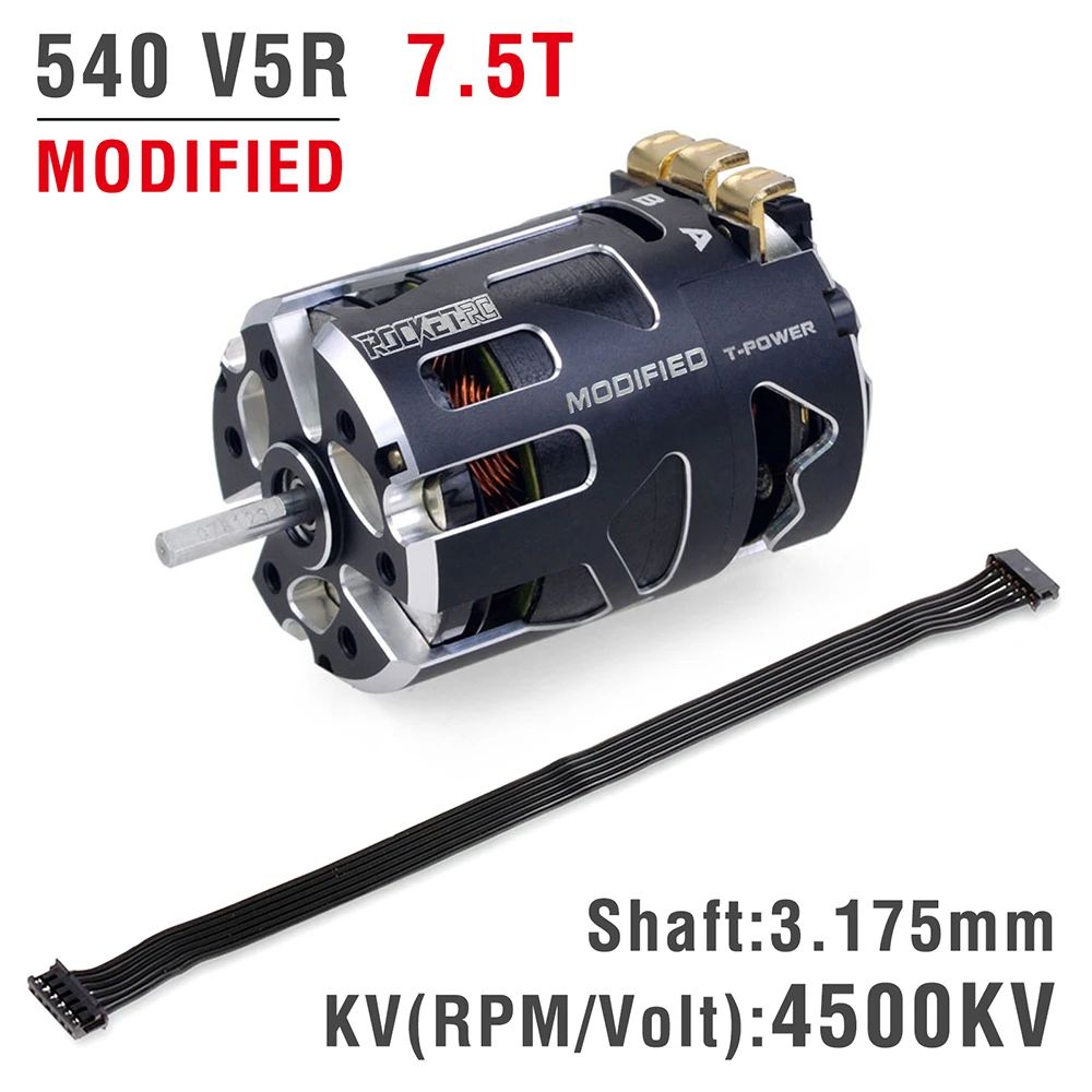 Surpass Hobby Rocket 540 V5R 7.5T 4500KV Sensored Brushless SPEC Racing Motor