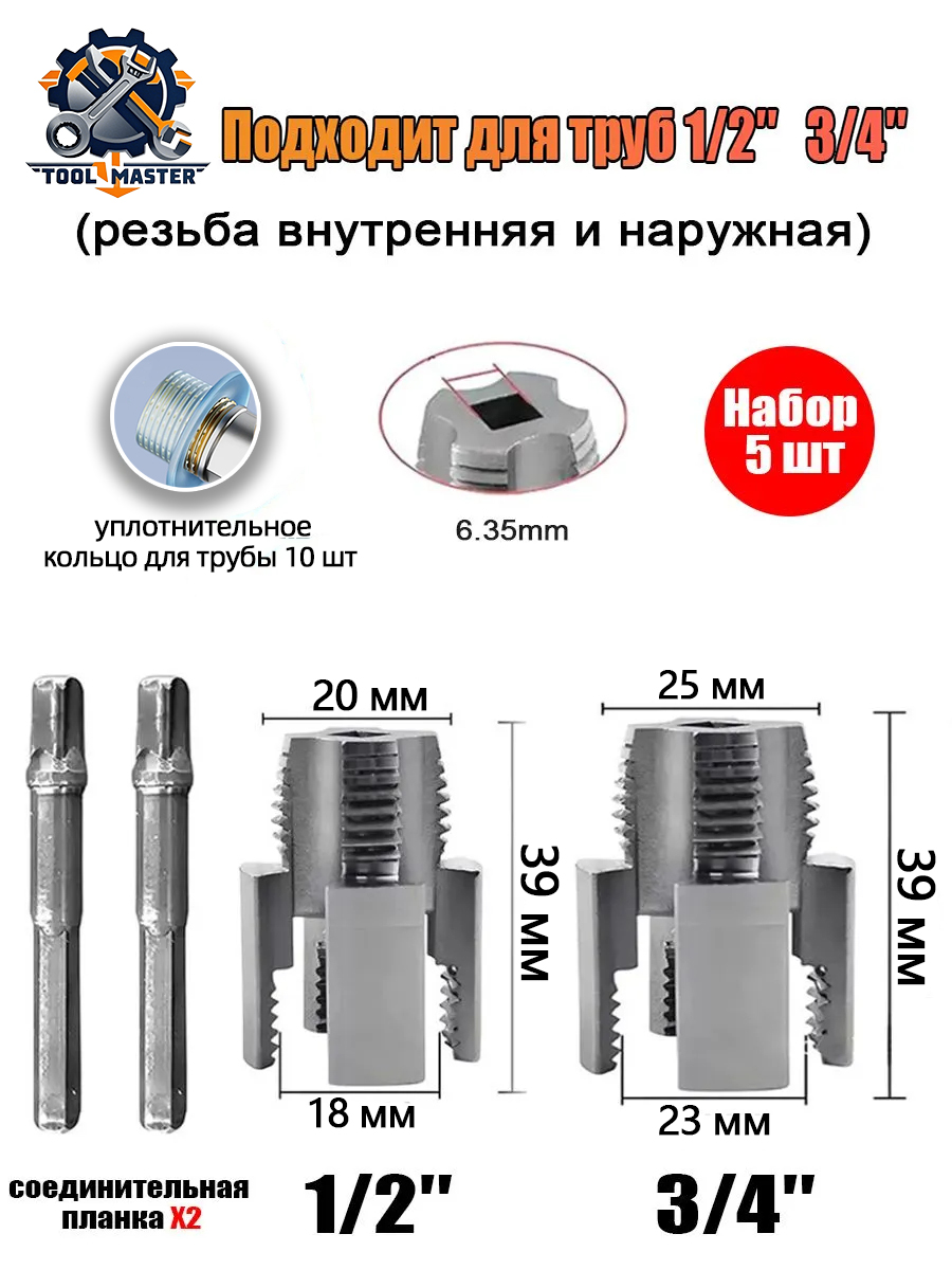 Насадканашуруповёртдлянарезкирезьбы