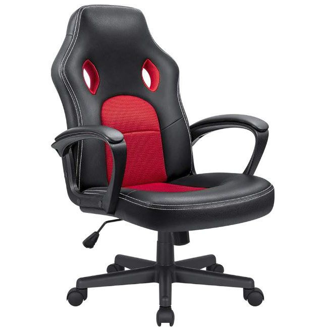 CyberZone Игровое компьютерное кресло, черно -красный 95 #1