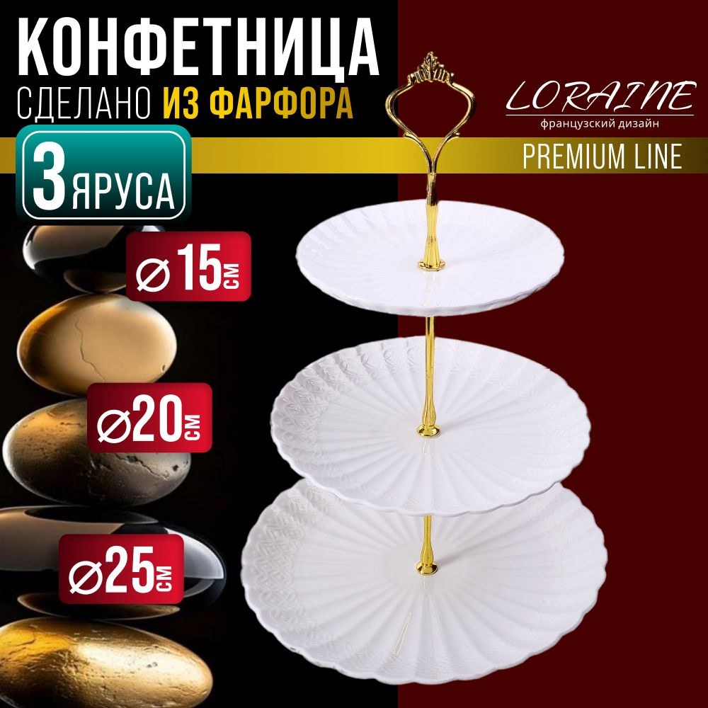 Конфетница LORAINE 60004 Уцененный товар #1