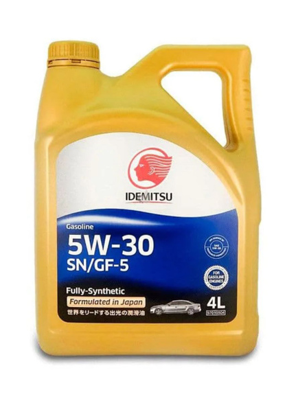 Масло моторное IDEMITSU 5W-30 Синтетическое 4 л 30011328746 купить c ...