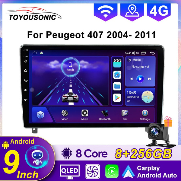 Магнитола Для Пежо 407/Peugeot 407 2004-2010,ANDROID 8+256Кб 8-ми ...