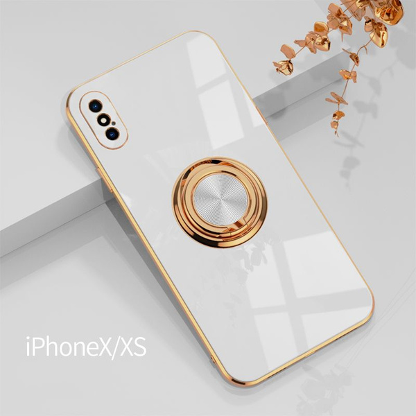 Гальванический чехол для Iphone X / Iphone XS с Кольцо Держатель ...