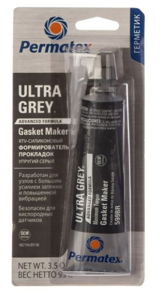 Формирователь прокладок Permatex Ultra Gray 99г серый, 89148 - купить ...