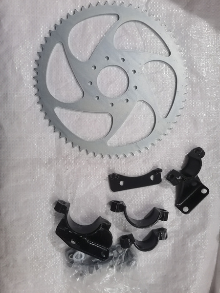 Набор кронштейнов для установки Веломотора 80 на велосипед-фэтбайк 26 ...