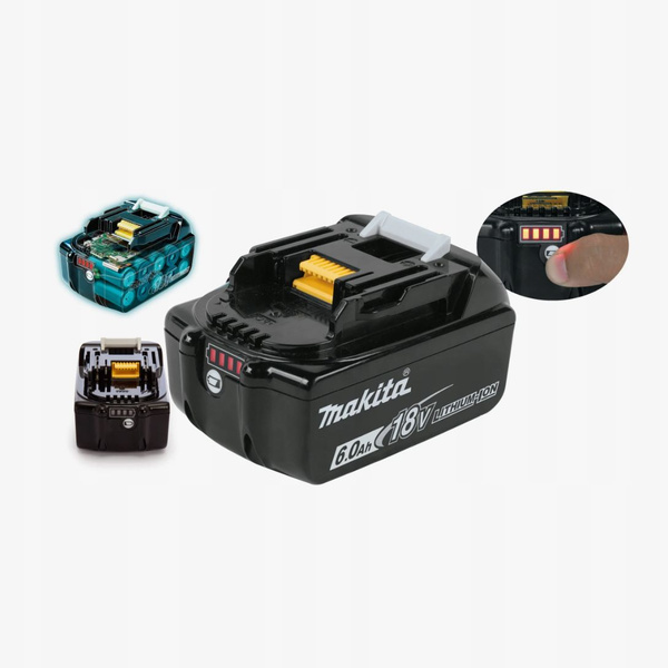 Аккумулятор Makita BL1860B 18V 6.0AH Orig - Литий-ионный аккумулятор с ...