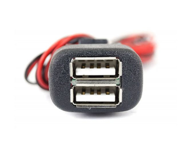 USB зарядка на 2 слота вместо заглушки кнопки для ВАЗ 2108-21099, 2113 ...