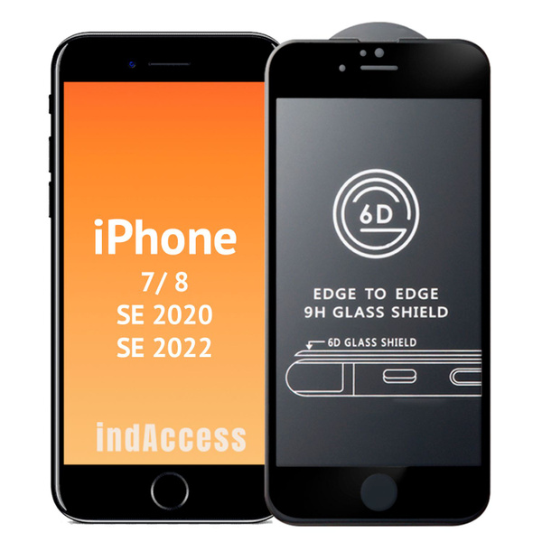 Защитное стекло на Айфон 7, 8, SE 2, SE 3/ для iPhone 7, 8, СЕ 2020, СЕ ...