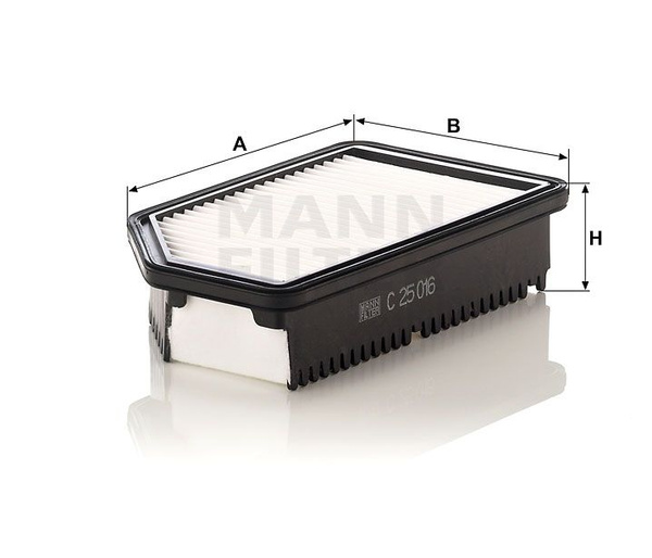 MANN-FILTER C 25 117 - Filtro Aria Auto - Dimensioni 246x169x69 Mm - Ricambio Di Qualità - 3