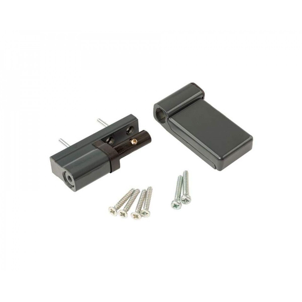 Петля дверная Elementis K-V (15-20 мм), на 120кг., RAL7016 антрацит ...