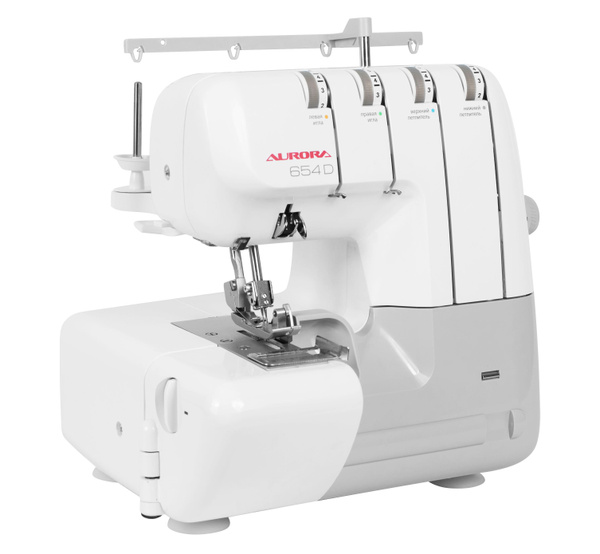 Оверлок Aurora 654D /для всех тканей / 2х,3х,4х ниточный / Flatlock / с ...