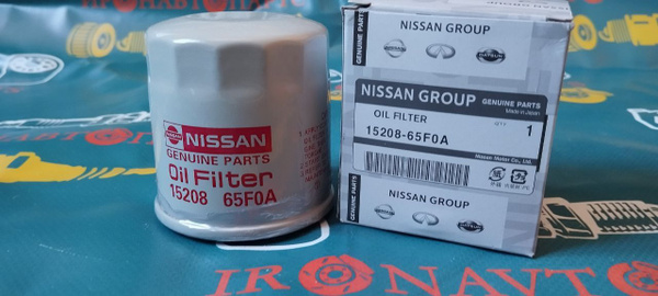 Характеристики Nissan Фильтр масляный арт. 1520865F0A, 1 шт. подробное ...