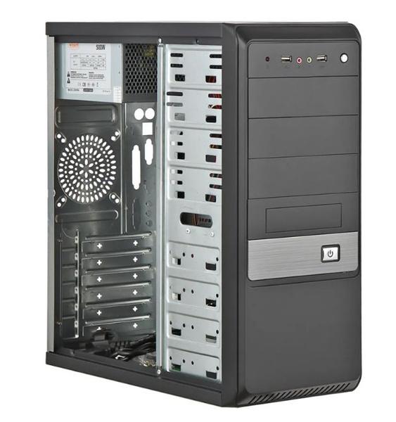 Компьютерный корпус Winard 3067 (450W) USB/AU (3067 (450W)) черный ...