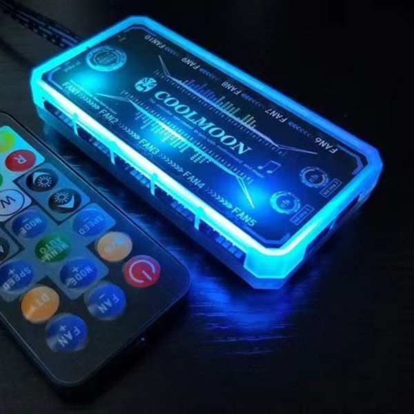 Контроллер управления вентиляторами (кулерами) RGB, для корпуса ПК с ...