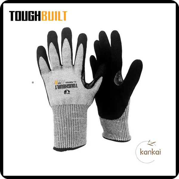 TOUGHBUILT Рабочие перчатки унисекс из Hppe для взрослых с нитриловой ...