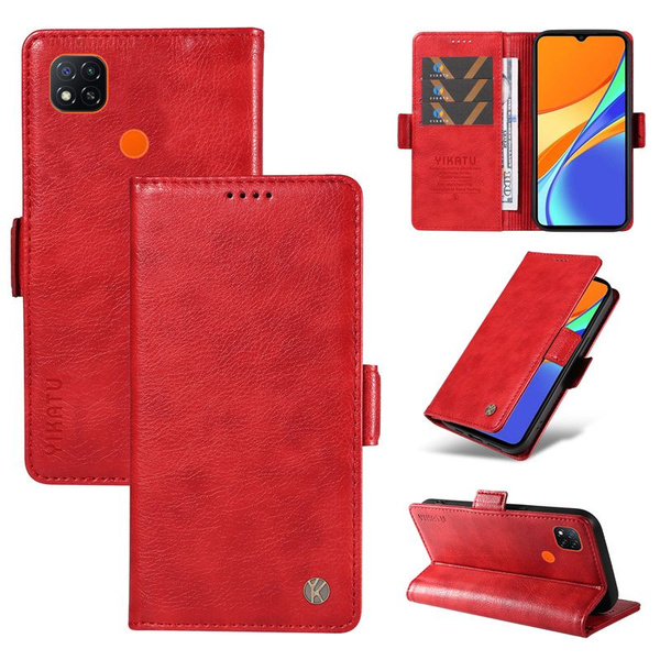 Кожаный чехол для редми 9с / redmi 9c nfc / redmi 9c, простой чехол для ...