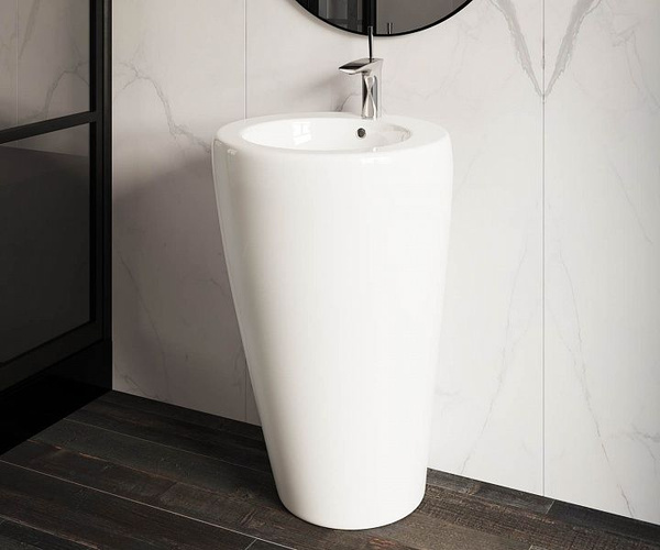 Раковина Ceramicanova моноблок CN1807x55 см, белый купить по доступной ...