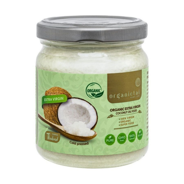 OrganicTai Органическое кокосовое масло пищевое первого холодного ...