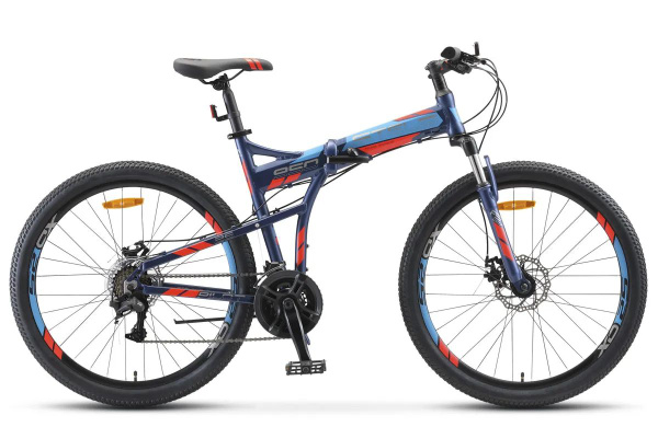 Велосипед складной STELS 26" Pilot 950 MD V010 (17.5" темно-синий ...