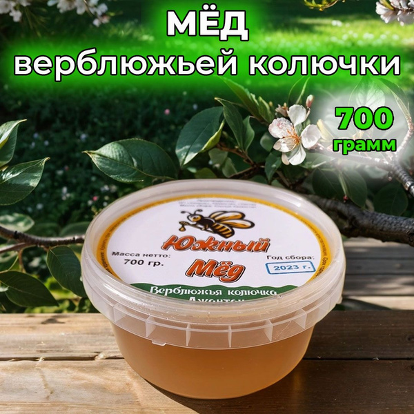 Мед натуральный, с верблюжьей колючки, 700 г - купить с доставкой по ...