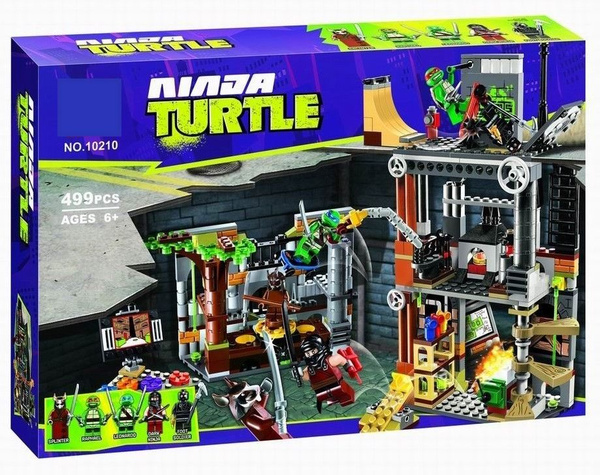 Конструктор Черепашки Ниндзя: Атака на Логово Черепашек - купить с ...