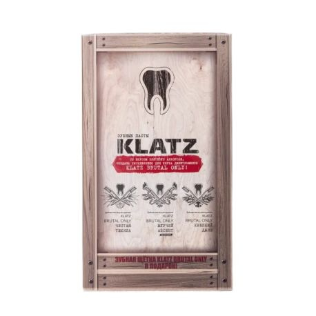 Набор зубных паст KLATZ BRUTAL ONLY ALCO SET купить на OZON по низкой ...
