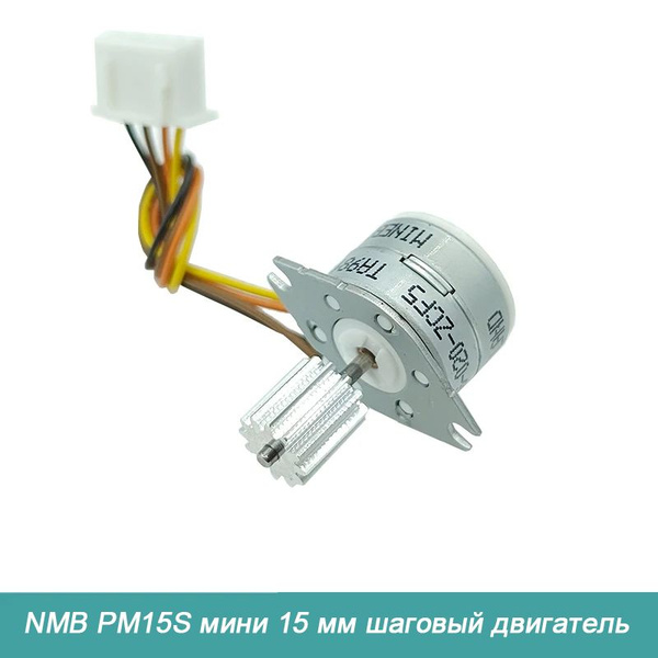Общепромышленные двигатели Minebea PM15S мини 15 мм шаговый двигатель 2 ...