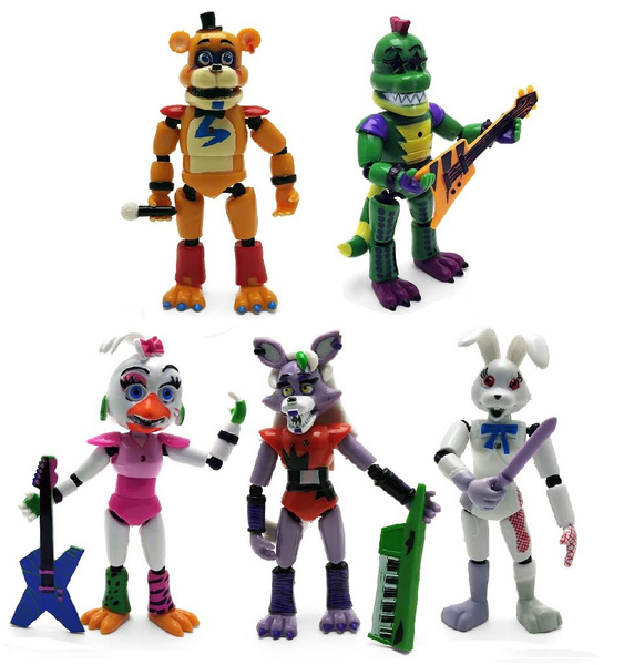 Набор из 5 фигурок По мотивам игры Five Night at Freddys FNAF Security ...
