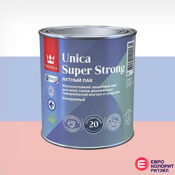 Лак строительный Tikkurila, основа Уретано-алкидная, работы Внутренние ...