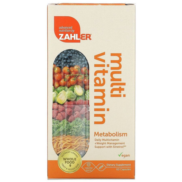 Пищевая добавка Zahler, Multivitamin Metabolism, мультивитаминная ...