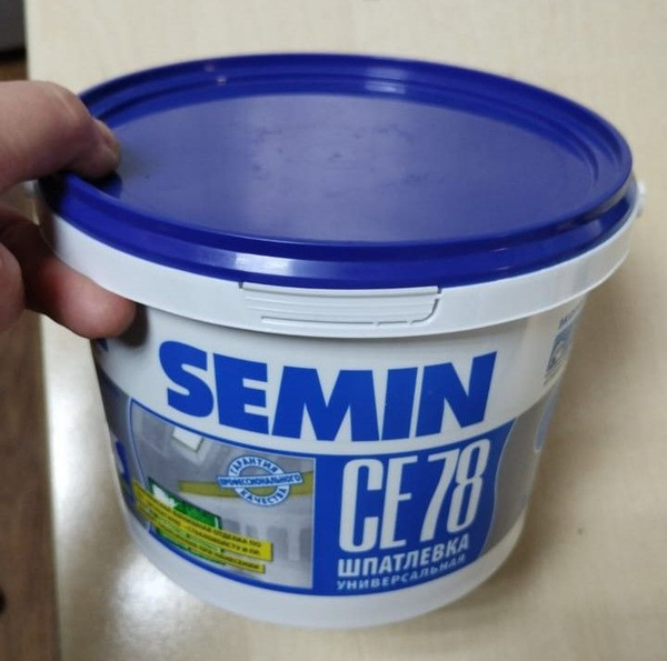 Шпатлевка Semin СЕ 78 многофункциональная, для финишных работ 3кг ...