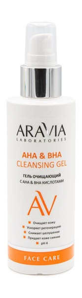 Очищающий гель для лица с АНА и ВНА кислотами and BHA Cleansing Gel ...