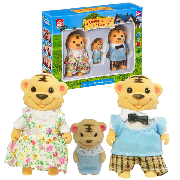 Набор фигурок Счастливая семья тигров Happy Family - купить с доставкой ...