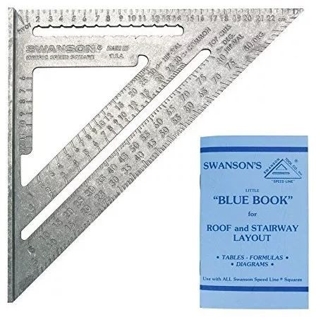 Линейка/угольник swansontoolco Swanson угольник 250мм х 250мм, Алюминий ...