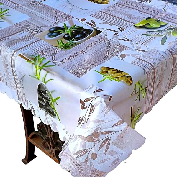 Клеенка на стол, Laid Table, Скатерть,110х140, на кухню,тканевая ...
