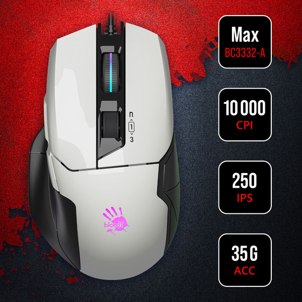 Вопросы и ответы о A4Tech Игровая мышь проводная Bloody W70 Max, белый ...