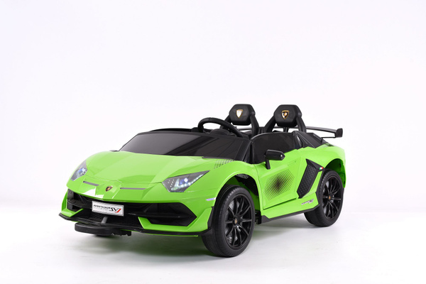 Электромобиль Lamborghini Aventador 4x4 Двухместный Зеленый - купить с ...