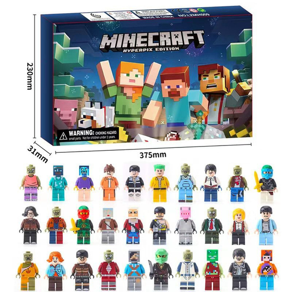 Адвент календарь герои Майнкрафт - Minecraft 24 фигурки - купить Адвент ...