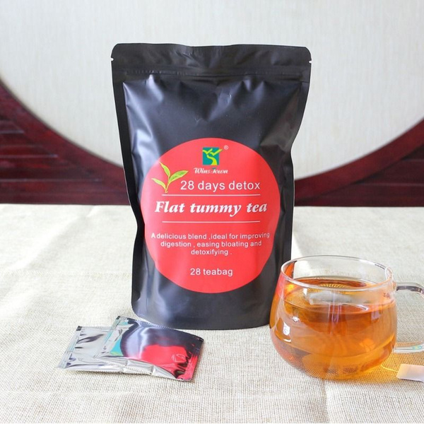 Сжигание чая для похудения 'Flat Tummy Fit Tea' 28-дневный детокс-чай ...