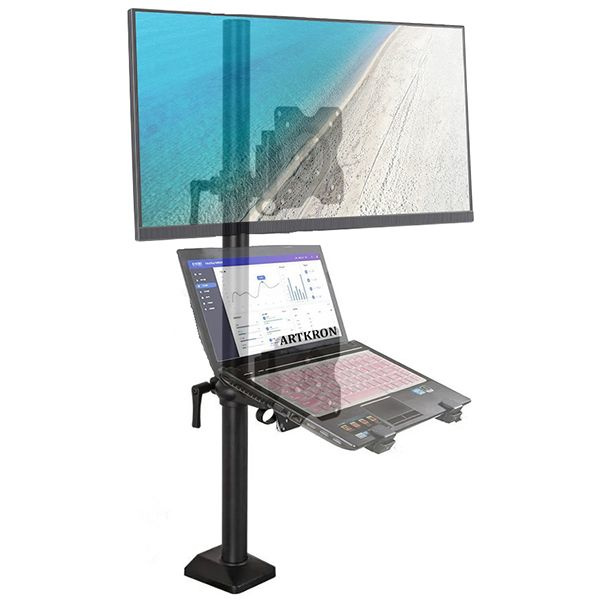 Настольный кронштейн для ноутбука и монитора ARTKRON Shelf-5/ кронштейн ...